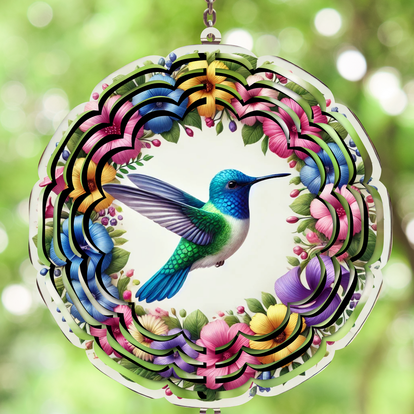 Hummingbird Wind Spinner