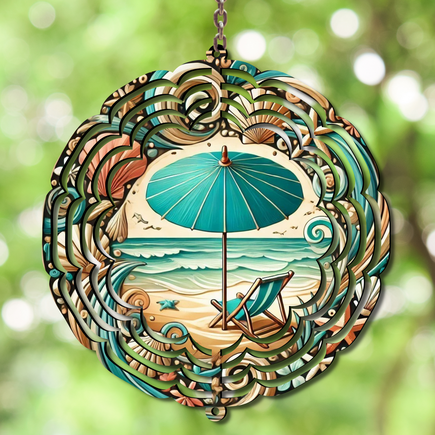 Beach Lover Wind Spinner