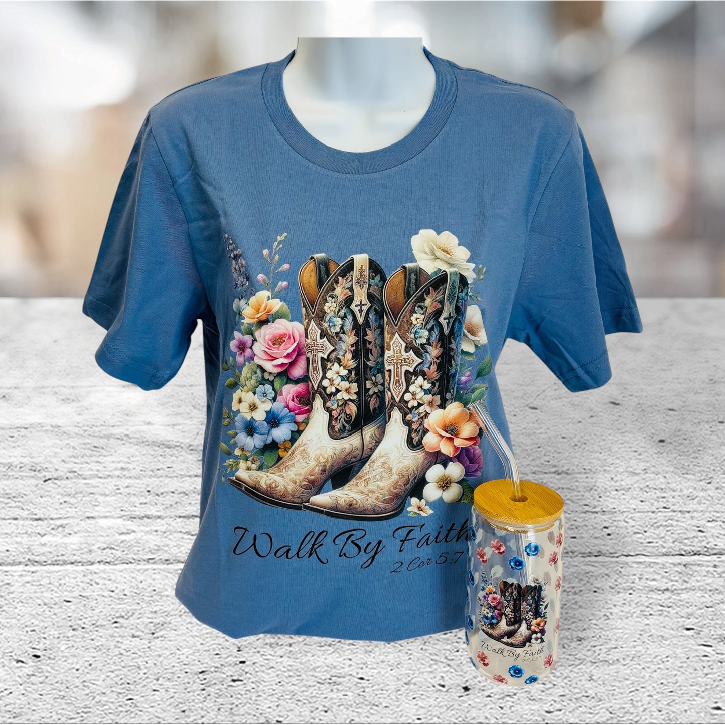 Walk By Faith Boots Gift Box