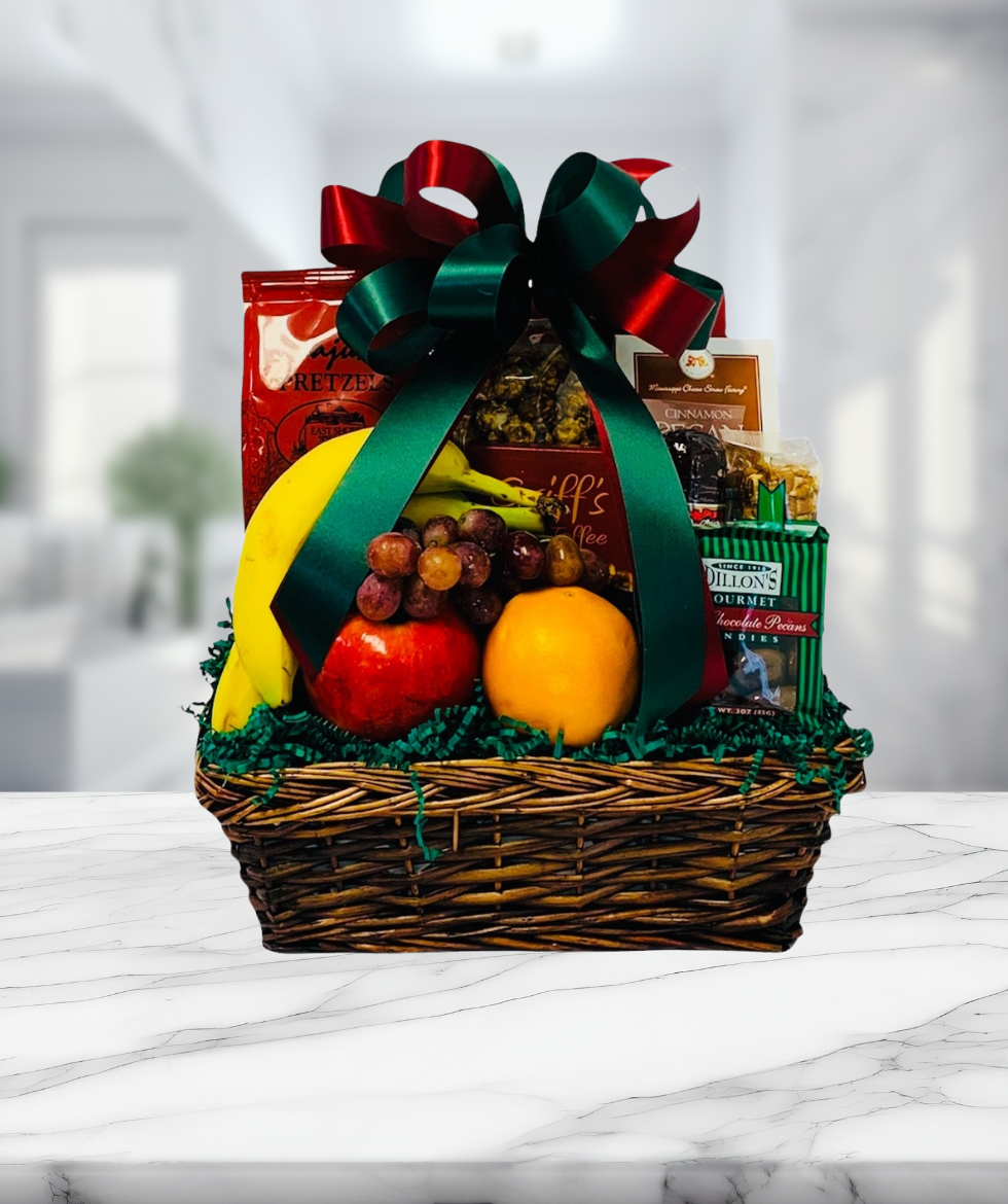 Gourmet & Fruit Gift Basket