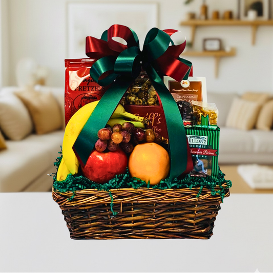 Gourmet & Fruit Gift Basket