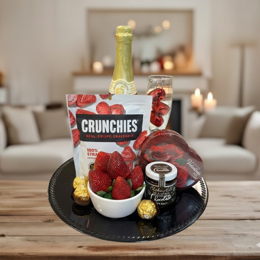 Strawberries & Chocolate Valentine's Gift Tray