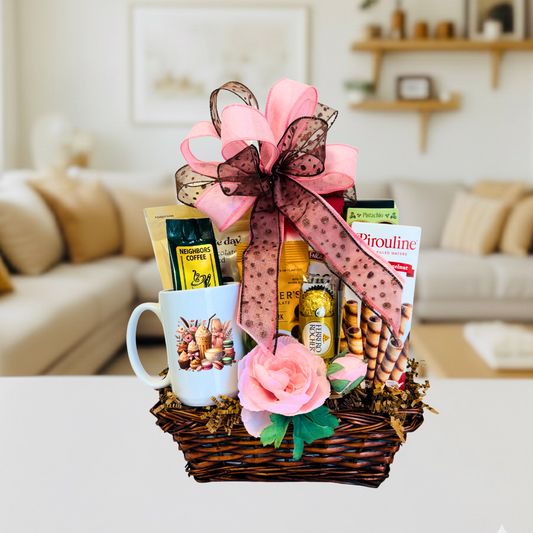 Sweet Treats & Coffee Gift Basket