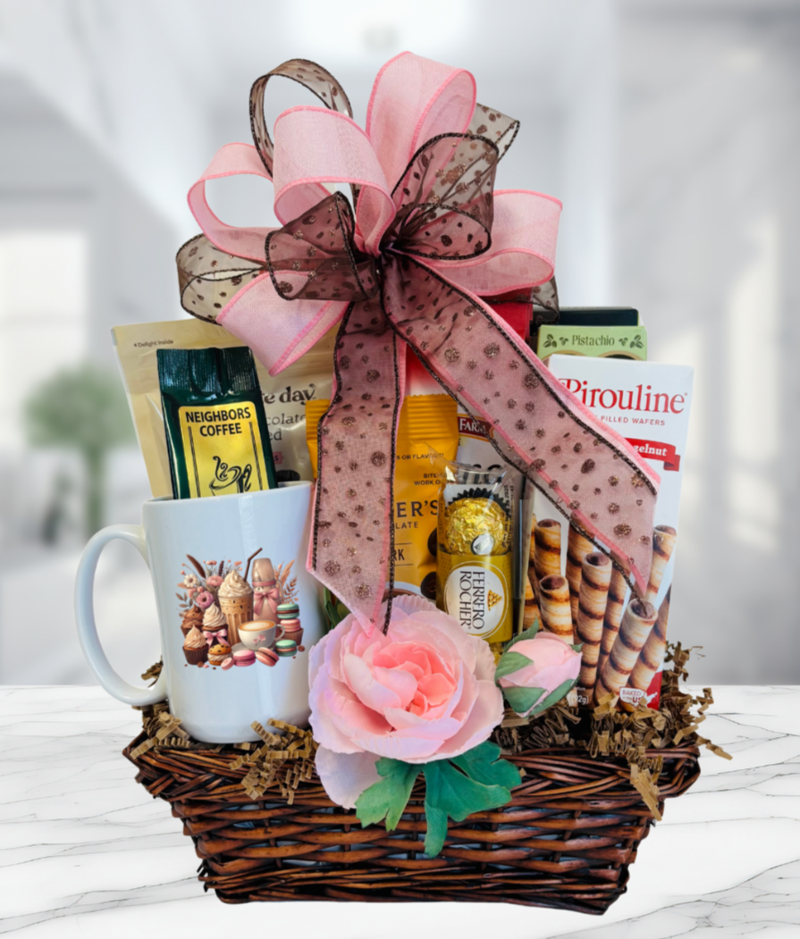 Sweet Treats & Coffee Gift Basket