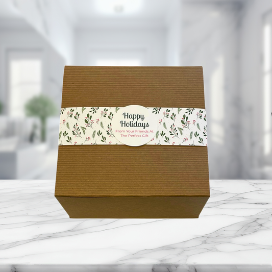Corporate Happy Holidays Gift Box-Custom Design
