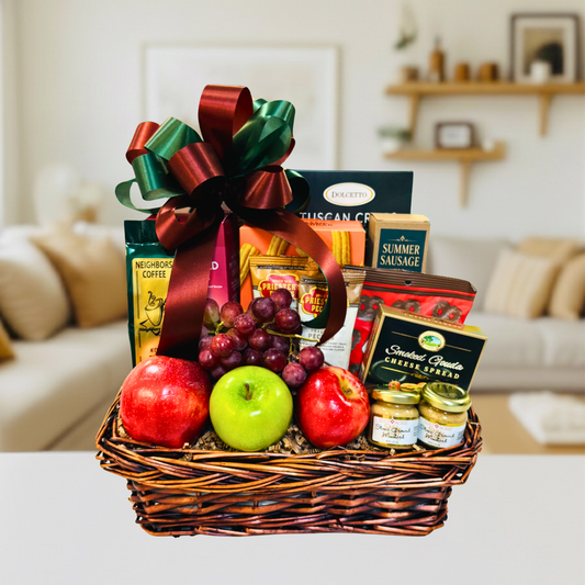 Gourmet & Fruit Gift Basket-Giveback Edition